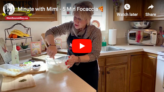 Minute with Mimi - 5 Min Focaccia🍕