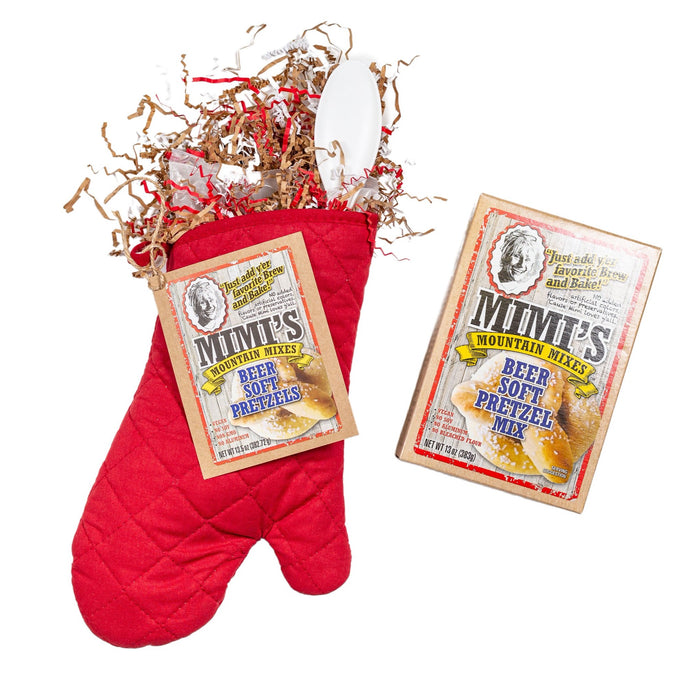 BEER SOFT PRETZEL MIX IN A MITT GIFT SET