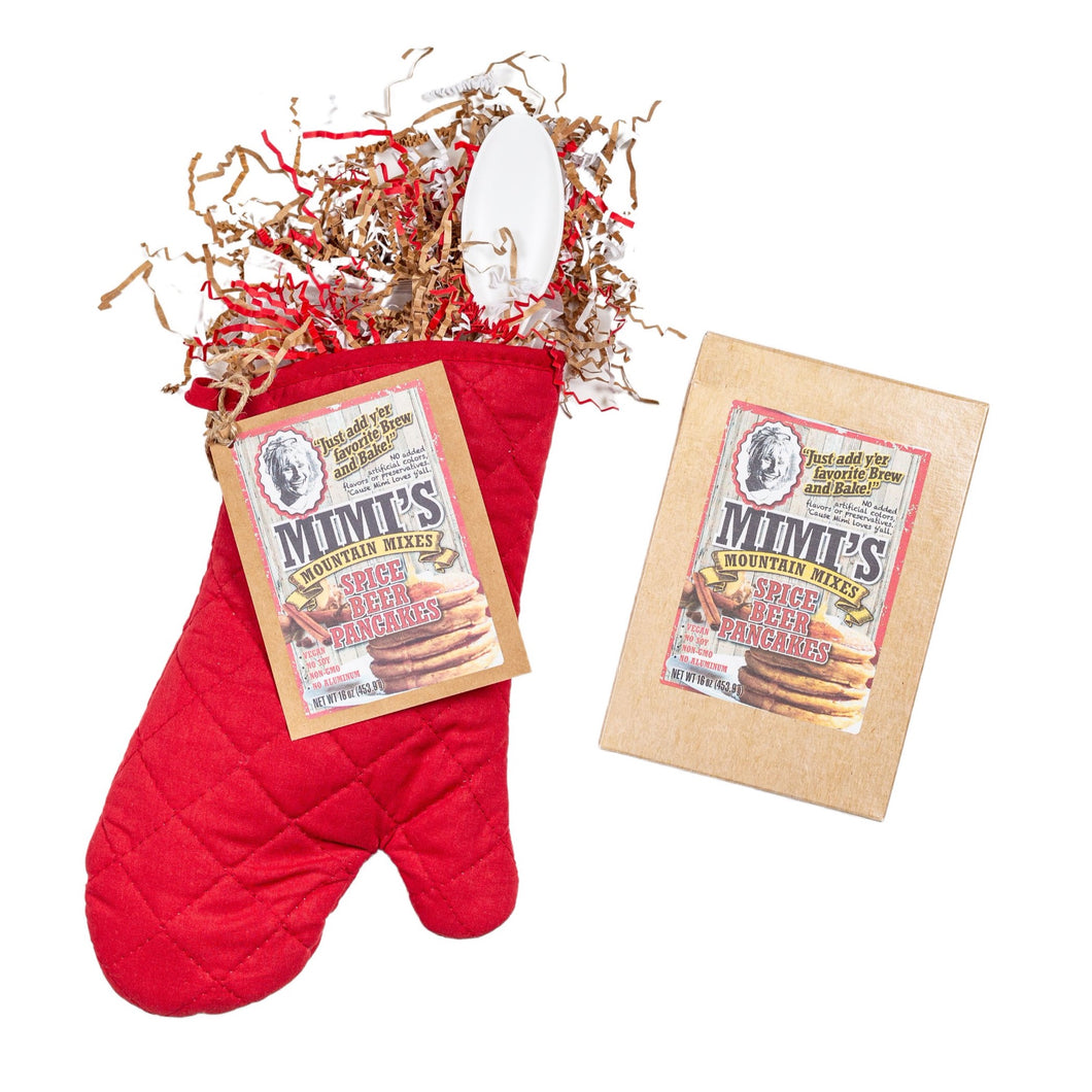 SPICE BEER PANCAKE MIX IN A MITT GIFT SET