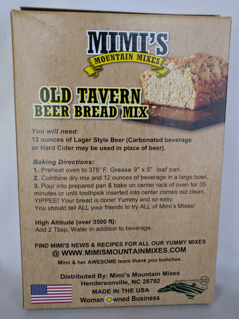 Organic Black Beer Bread Baking Mix - Vegan, No Artificial Additives, 430g