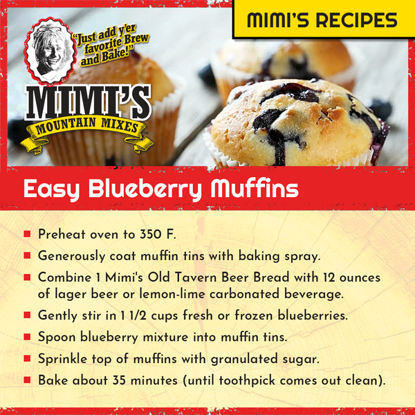 Mimi's Easy Peasy Blueberry Muffins