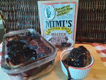 Chocolate lovers beware!  Mimi's Molten Fudge Beer Cake Mix is about as rich and decadent as you will prepare (in just 5 minutes) then pop in the oven.  Be sure to have LOTS of ice cream, whip cream or both handy as you enjoy it right out of the oven.